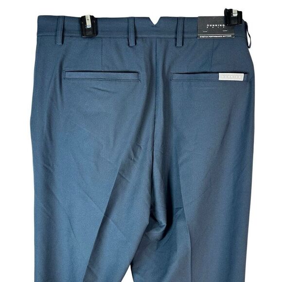 Dunning Golf Pants Mens 32x32 Navy Blue Performance Stretch Bottoms Halo NWT - Picture 9 of 10